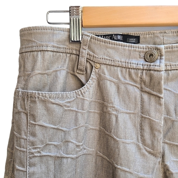 Marc Aurel Pants - Marc Aurel Reptile Textured Pants